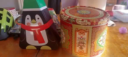 Photo of free 2 biscuit tins (Lower Weston) #1