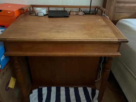 Photo of free Writing desk with 3 side drawers (Saratoga Village) #1