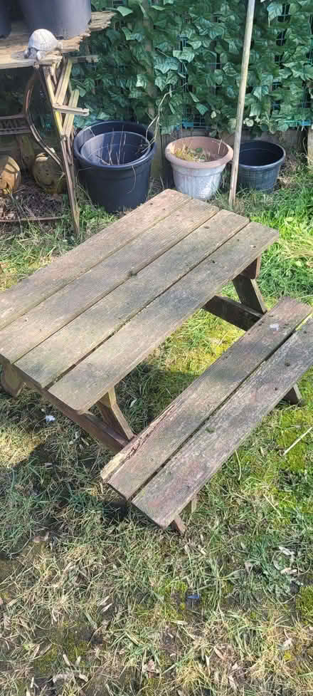 Photo of free Children's Picnic Table (BD4) #2