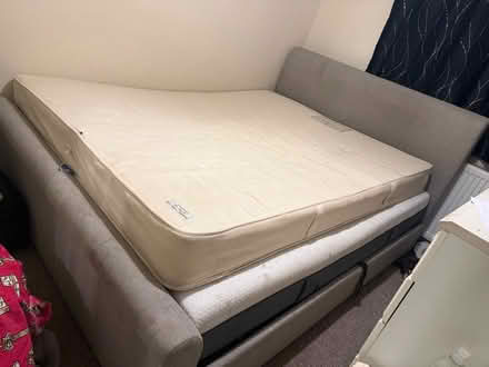 Photo of free Two King size Mattress and a bed frame (Slade Green DA8) #4