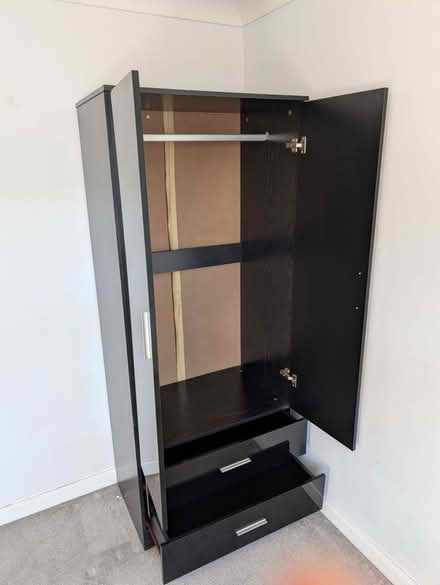Photo of free Black Double Wardrobe (Colchester CO4) #2