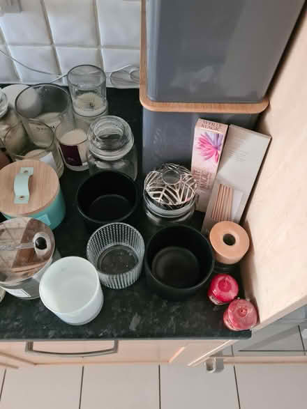 Photo of free Candles, jars and some wax (Welwyn Garden City AL7) #1
