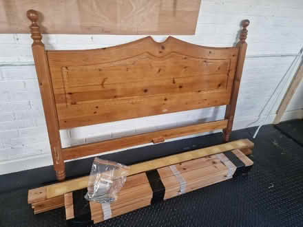 Photo of free King sized bed frame (Matlock DE4) #1