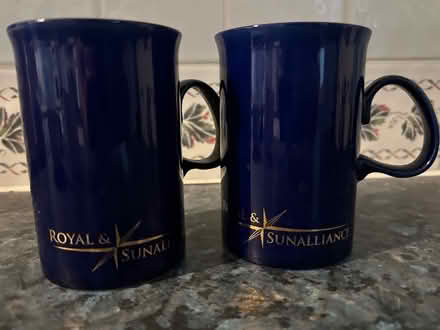 Photo of free 2 blue mugs (Barkham RG41) #1