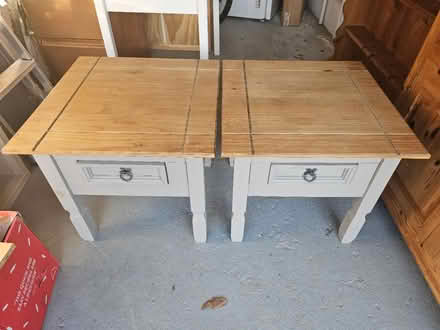 Photo of free 2 wooden bedside tables (PO12 3PU) #2