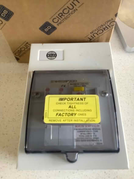 Photo of free Garage consumer unit (Parsons Heath CO4) #1