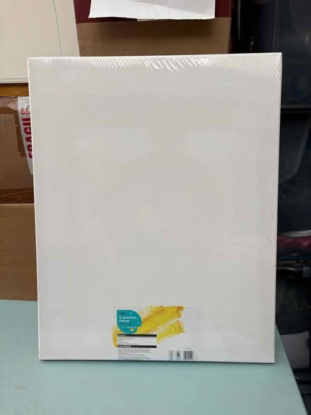 Photo of free Picture frame, three paint canvases (Scarborough YO12) #3
