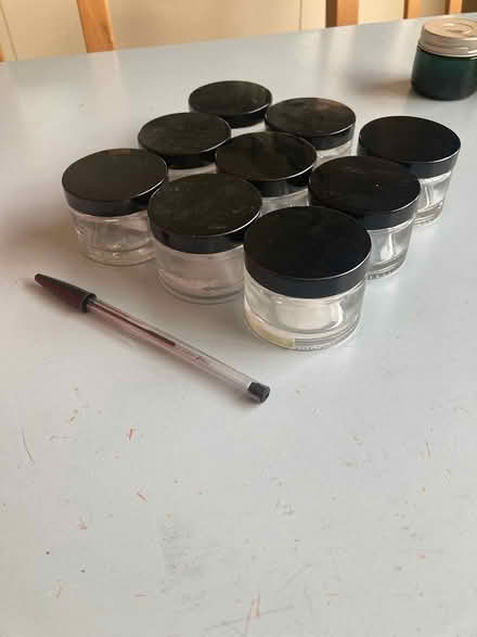 Photo of free 9+ glass cosmetics/storage jars (Loughton IG10) #1