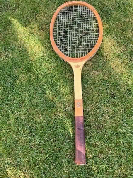 Photo of free A vintage Tuftex King wooden tennis racket (Little Herberts GL53) #1