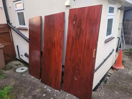 Photo of free Internal doors Three available – for scrap board. SM1 3NH (Benhilton SM1) #1