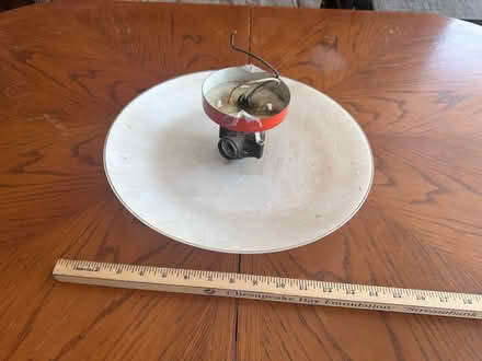 Photo of free Ceiling light fixture-white (Akron) #2