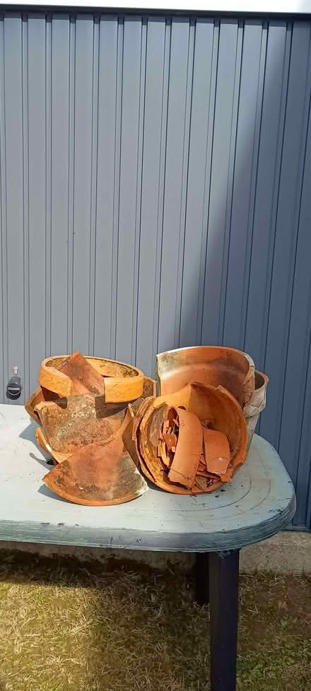 Photo of free Broken Terracotta Pots (Thornhill CF14) #2