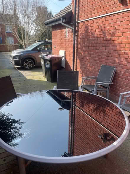 Photo of free Patio table & 6 chairs (Gobowen SY11) #1