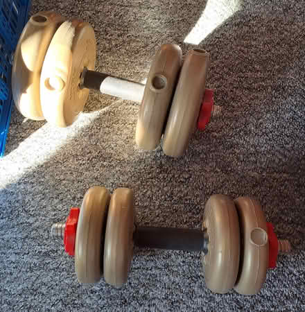 Photo of free Pair of weights (Orchard Road) #1