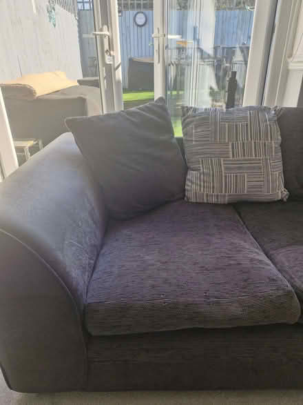 Photo of free 2 x 2 seater grey sofas 1 cream Sofa, dressing table chair (Battlers Green WD7) #2