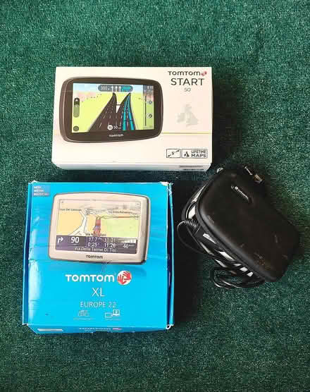 Photo of free 3 TomTom Navigators + Attachments (White City, W12) #1