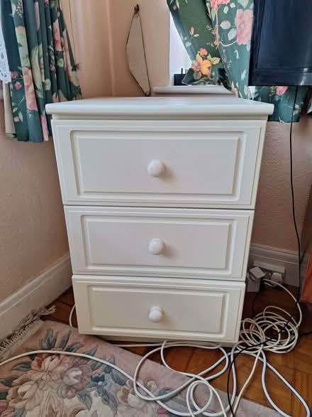 Photo of free 1 three drawer unit and 2 bedside units (Westcliff-on-sea SS0) #1