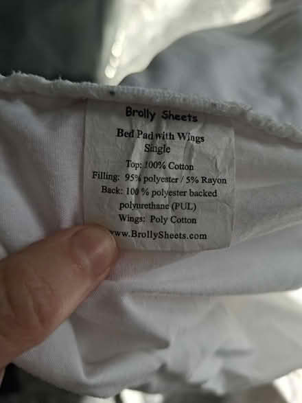 Photo of free Brolly sheet protective waterproof cover single bed NW2 6JX (NW2) #4