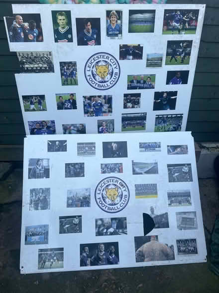 Photo of free LCFC boards with old pictures on (Wigston Leicestershire.LE18) #1