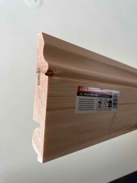 Photo of free 2.4m length of skirting board (Darley Abbey DE22) #3