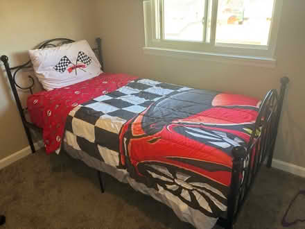 Photo of free kid’s bed, mattress, sheets (Aurora, co) #1