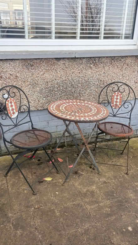 Photo of free Bistro table and chairs (Currie EH14) #1