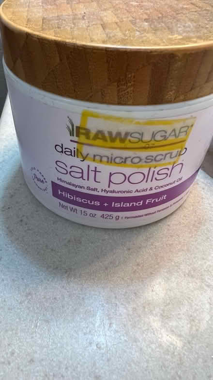 Photo of free Salt polish scrub (Sunnyvale) #1