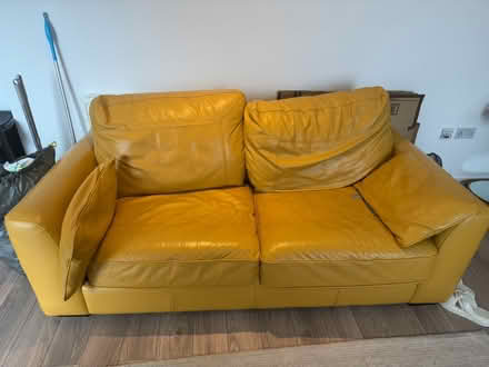 Photo of free Yellow Sofa Bed (Edgware HA8) #1