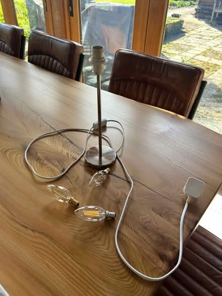 Photo of free Lamp and bulbs (West Wycombe HP14) #1