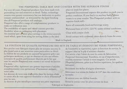 Photo of free Set of 6 Table Mats (Runcton PO20) #3