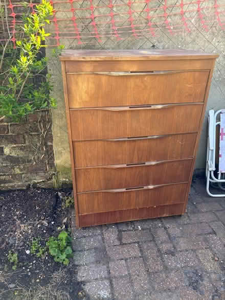 Photo of free Wooden chest of drawer (Gosport town PO12) #1