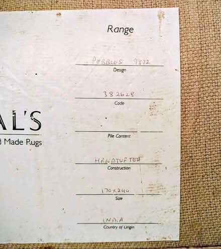 Photo of free Big Rug (Becontree RM9) #2