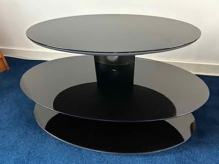 Photo of free Black Glass TV/AV Console Table (Malvern WR14) #1