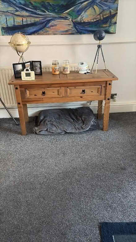 Photo of free Pine console table (Marton Bank FY4) #1