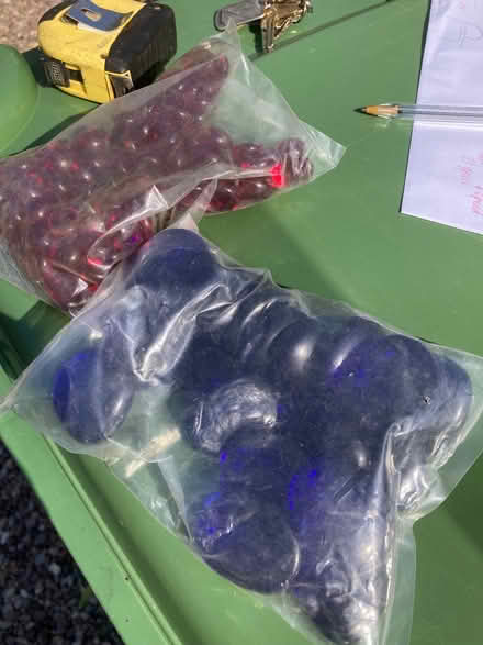 Photo of free Decorative coloured glass globs for craft work etc (Priest Weston SY15) #1