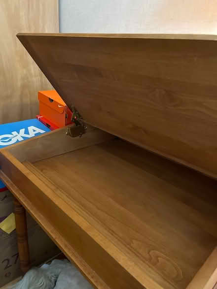 Photo of free Writing desk with 3 side drawers (Saratoga Village) #2