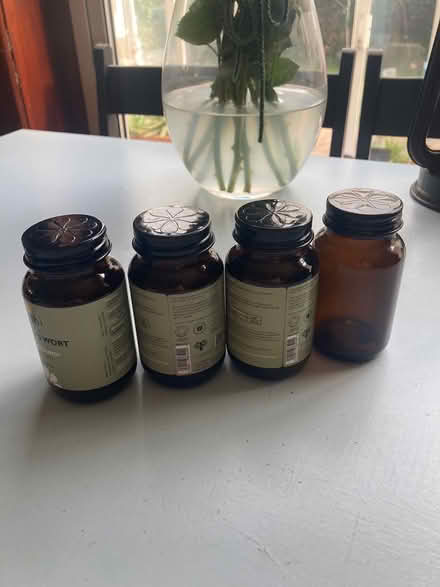 Photo of free Brown glass pill bottles (Loughton IG10) #2
