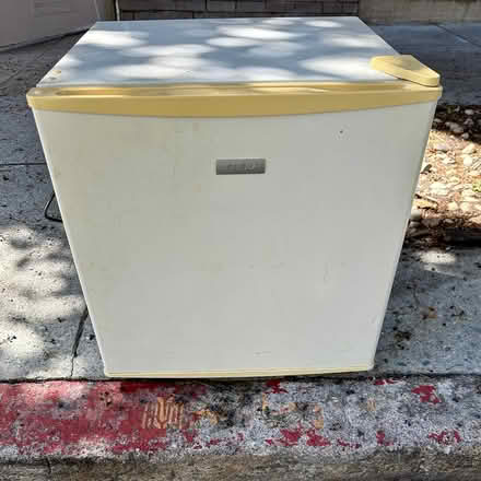 Photo of free Sanyo mini-fridge (30 Ramona Ave (SF Mission)) #1