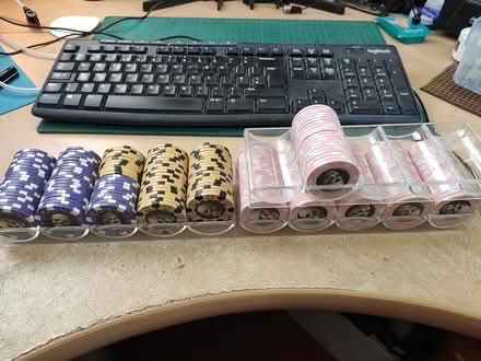 Photo of free 220 Poker Chips (Thorney Leys OX28) #1