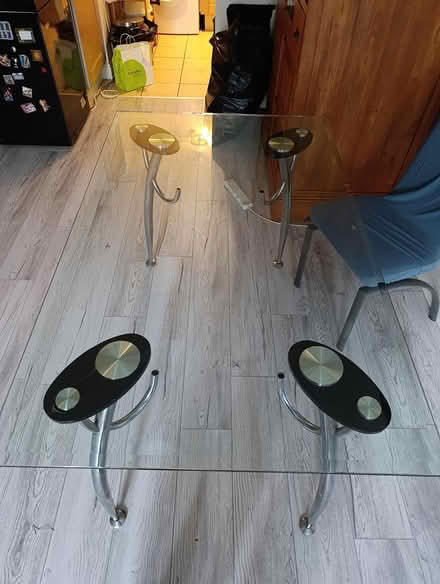 Photo of free Glass table (Clondalkin) #2