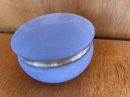 Photo of free Purple/silver glass trinket holder (Barkham RG41) #1