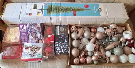 Photo of free 6ft Christmas Tree and Decor (Kilcock, Co. Kildare) #1