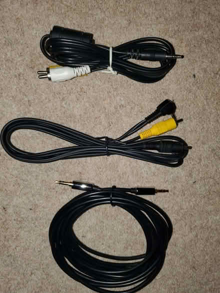 Photo of free Set of 3 x audio cables (Moortown LS17) #1