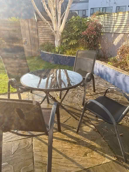 Photo of free Garden table and chairs (Blackrock) #1