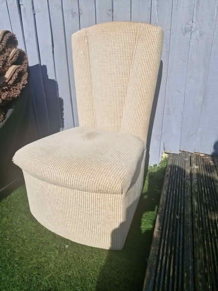 Photo of free Beige dressing table chair (Battlers Green WD7) #1