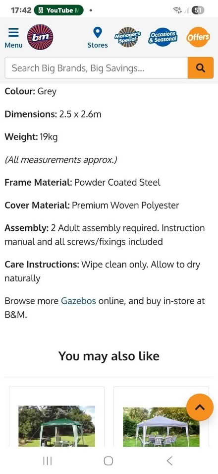 Photo of free Metal Gazebo Frame (Becontree RM8) #4