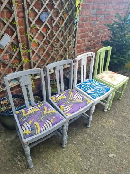 Photo of free 4 chairs (High Spen) #1