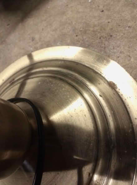 Photo of free Brushed metal standard lamp (Wem SY4) #2