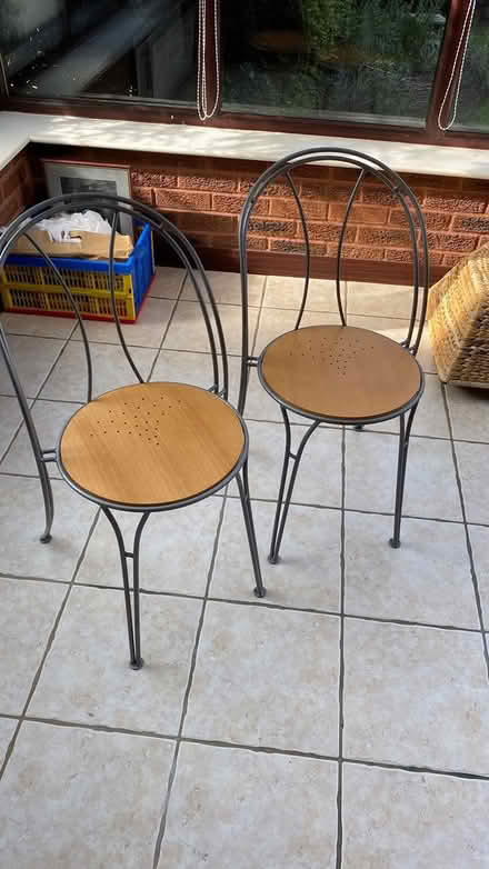 Photo of free Bistro Chairs (Washington, Teal Farm, NE38) #1