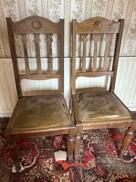 Photo of free Antique high backed chairs (Inchicore) #1